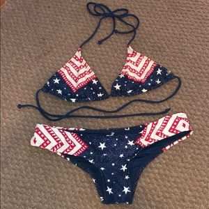 Rip Curl swimsuit as a pair.